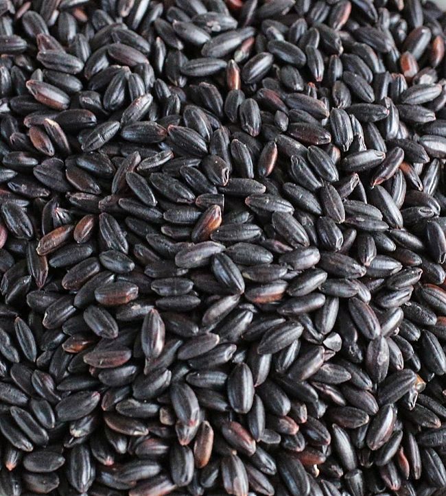 Black rice is known as a super food because of its outstanding nutrition - see all the detailed comparison with other rice varieties here