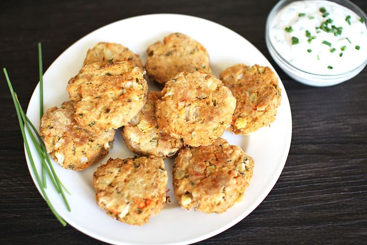 Canned fish is ideal for healthy fish cakes. Ensure the fish is wild caught and is canned in
   brine rather than oil or tomato sauce which can have high calories and high fat levels