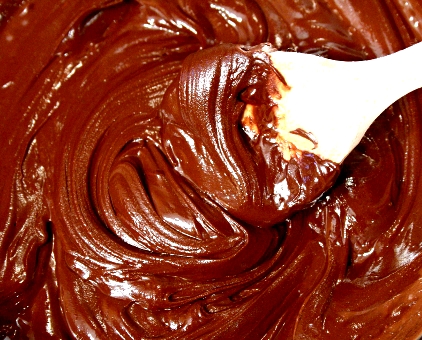 Homemade melted chocolate is a delightful addition to many desserts