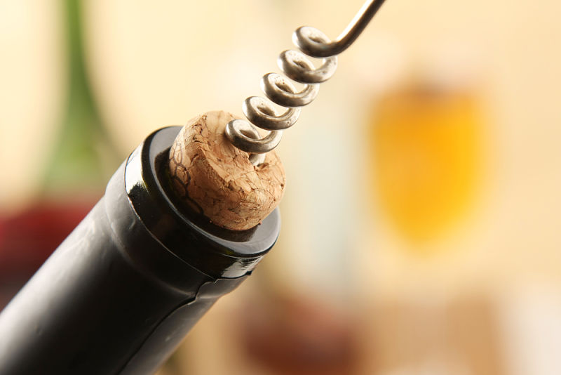Removing the cork is a lovely tradition which may be a thing of the past ad the screwcaps are winning!