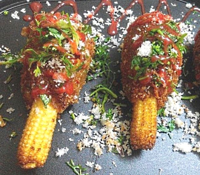 Vegetarian corn lollipop is one of the best vegetarian fast food recipe. It is very easy to make as well as delicious with lots of fiber and nutrients